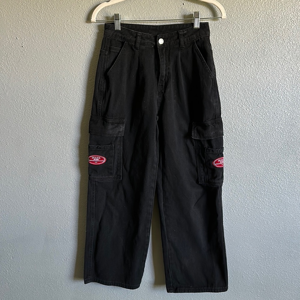 Wake Jeans Baggie Cargo Jeans Shein size xxs petite